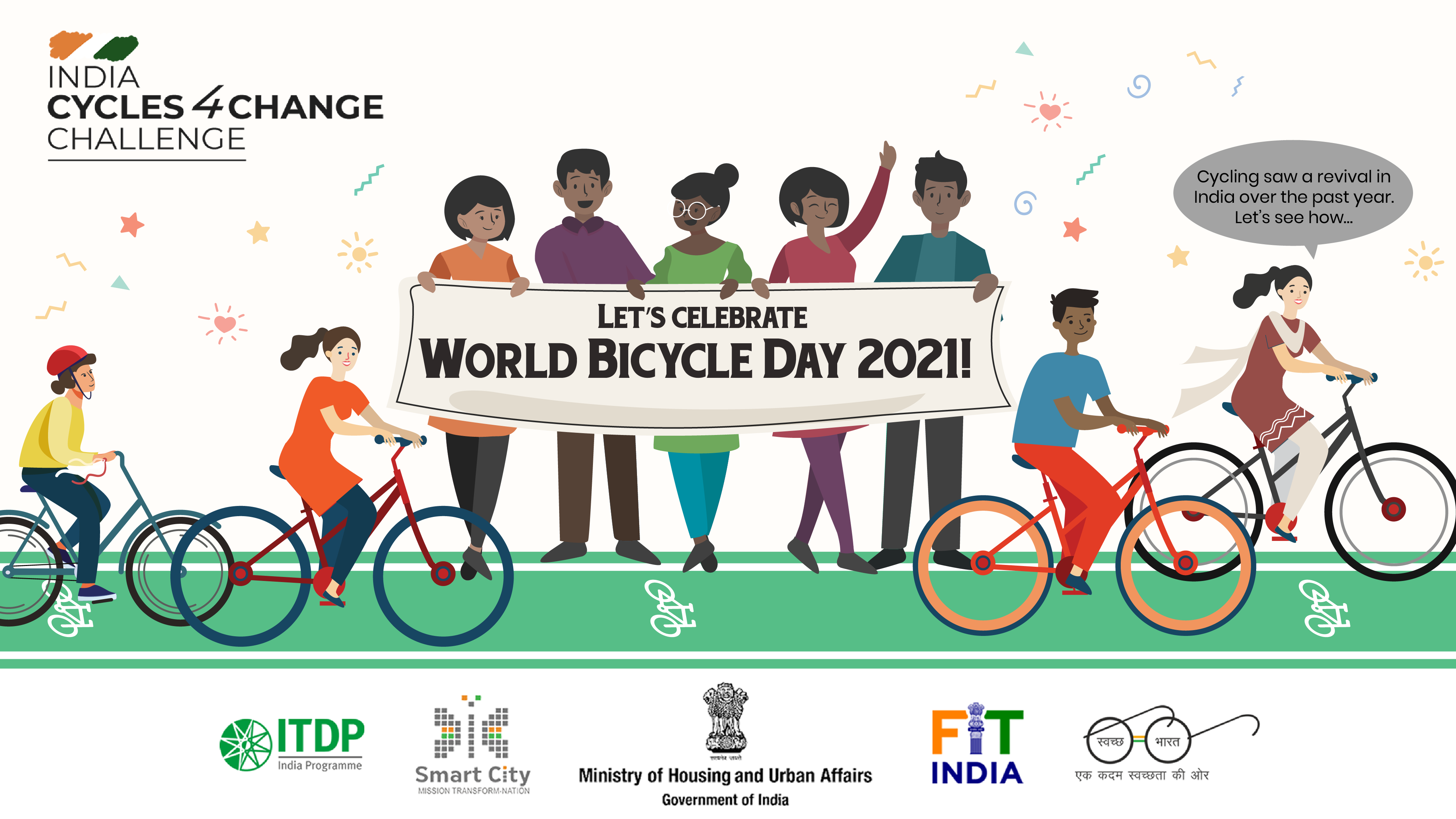 India Cycles4Change Challenge World Bicycle Day 2021